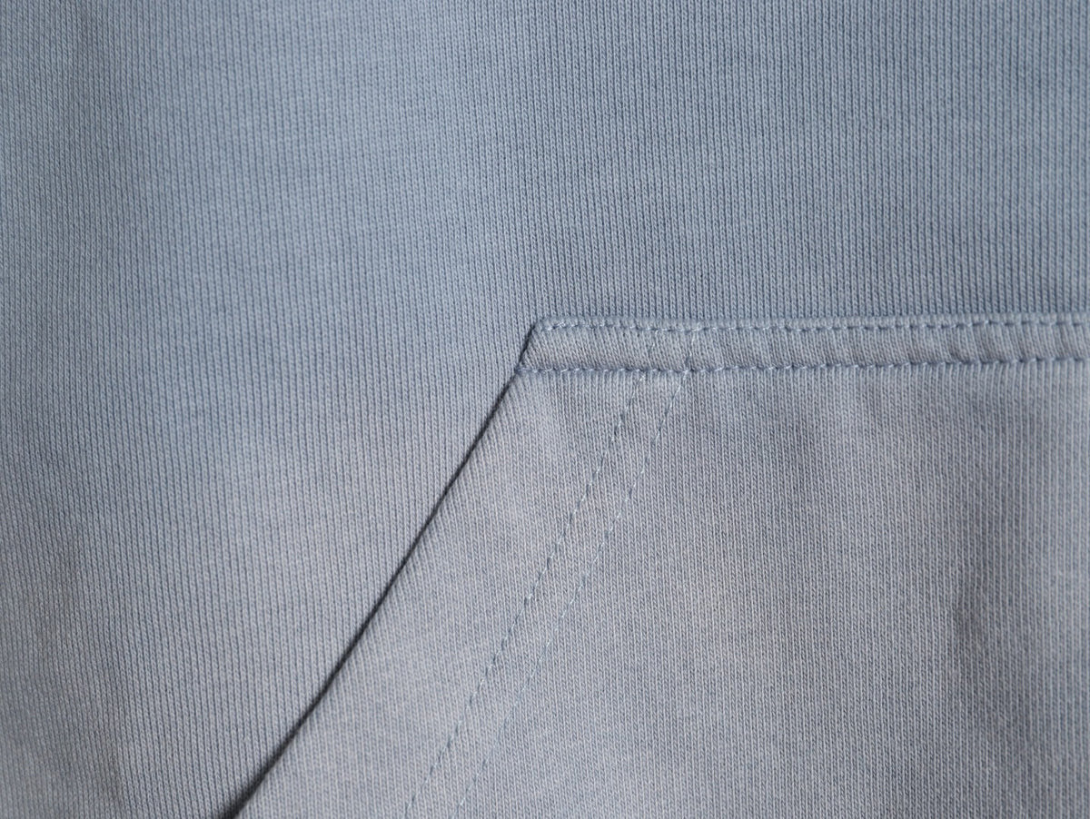 Political Campaign Medium Fit Hoodie Faded Blue