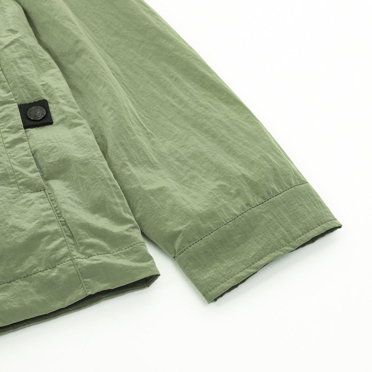 Supima Cotton Twill Stretch Hooded Jacket Sage Green
