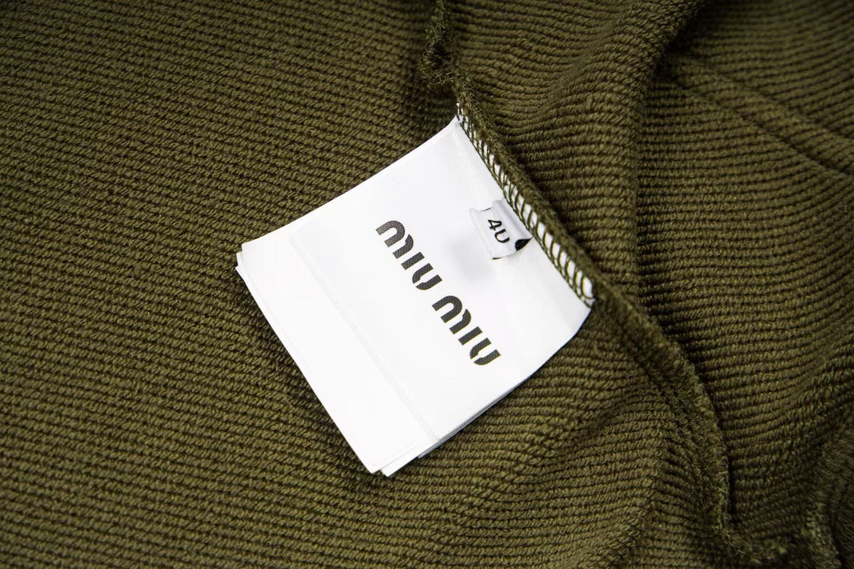 Garment-Dyed Logo Green