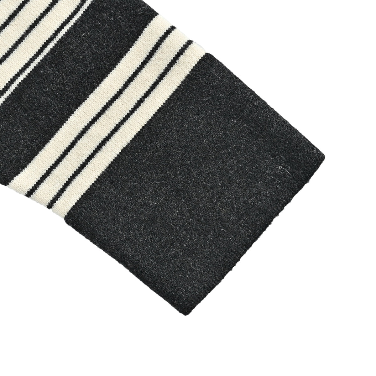 Striped Chest-Pocket Black
