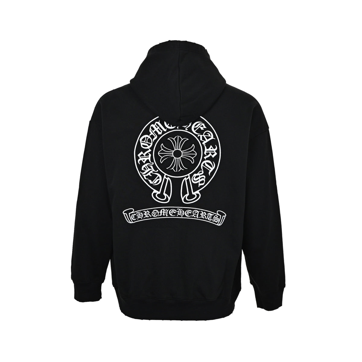 Horseshoe Logo Hoodie Black
