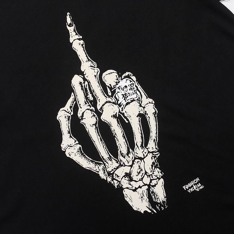 Skeleton Middle Finger Graphic