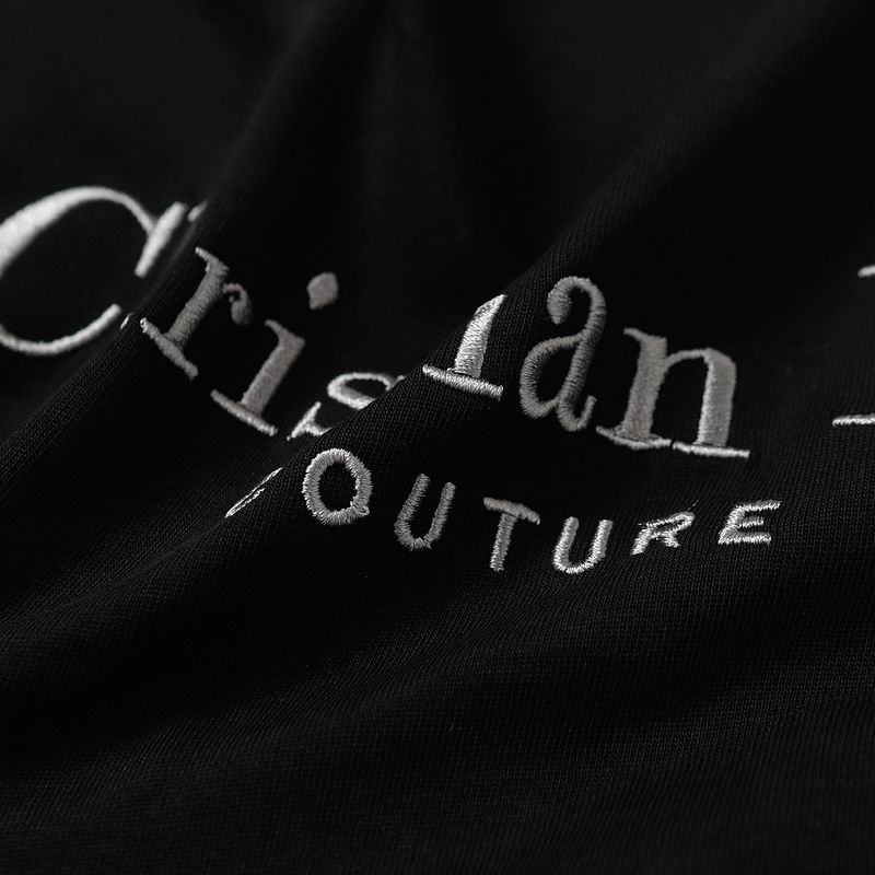 Couture Embroidered T-Shirt Black
