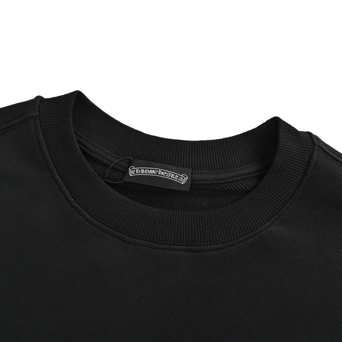 Horseshoe Logo Crewneck Sweatshirt Black