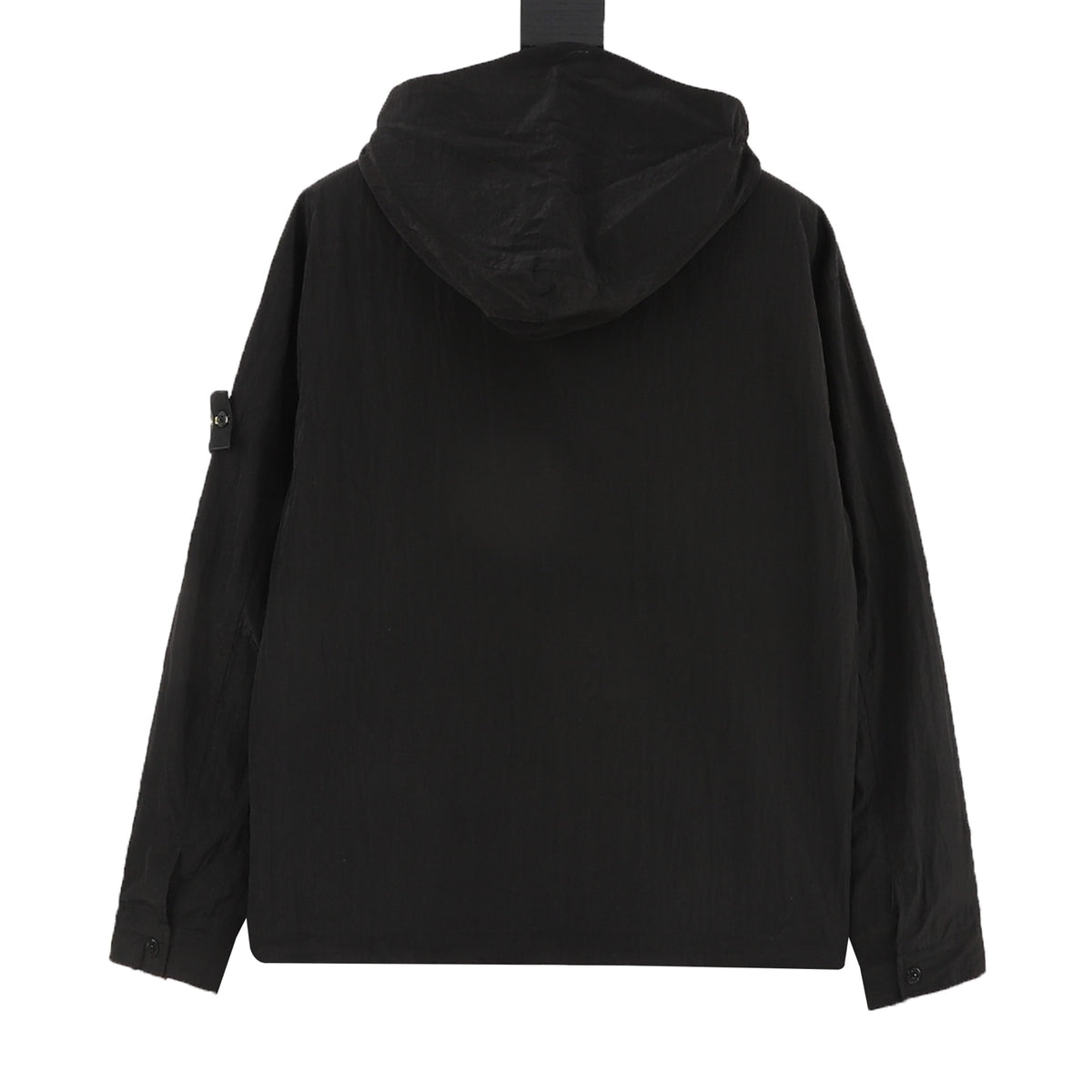 Ghost-Style Hooded Jacket Black