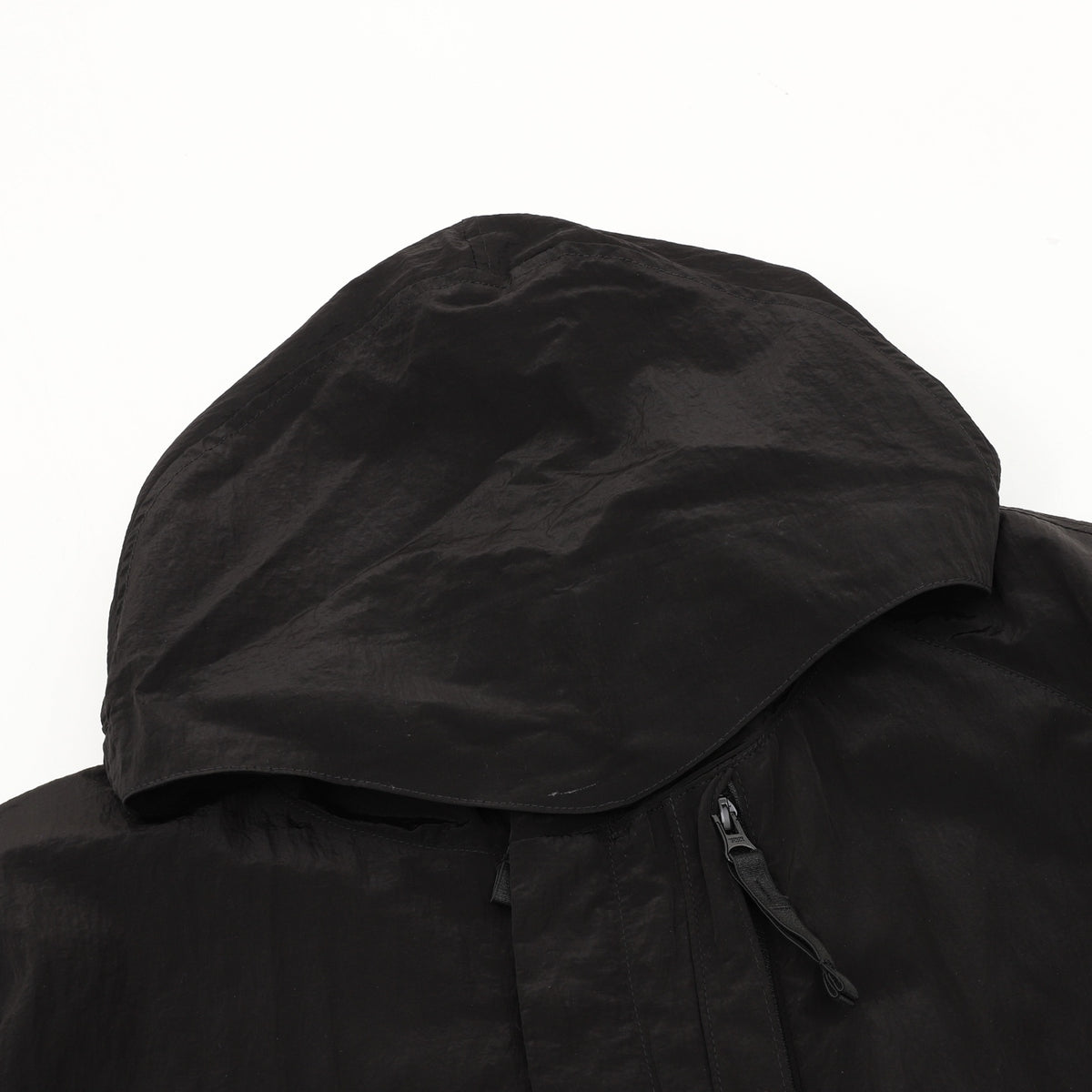 Ghost-Style Hooded Jacket Black