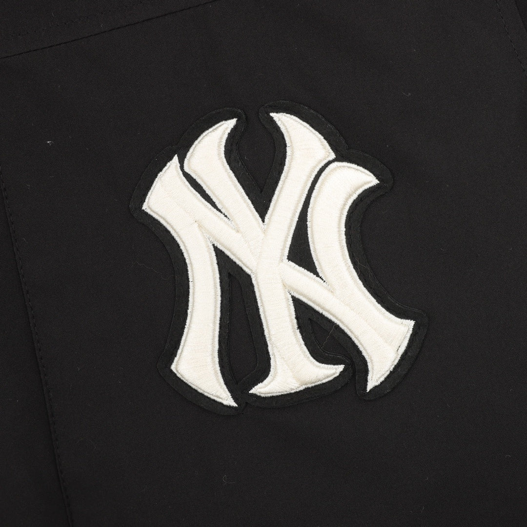 New York Yankees Long Puffer Black