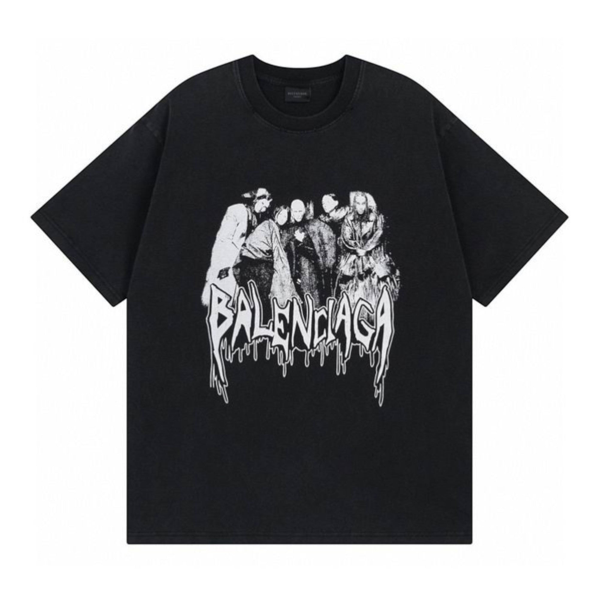 The Metalheads Oversized T-Shirt Stained Black