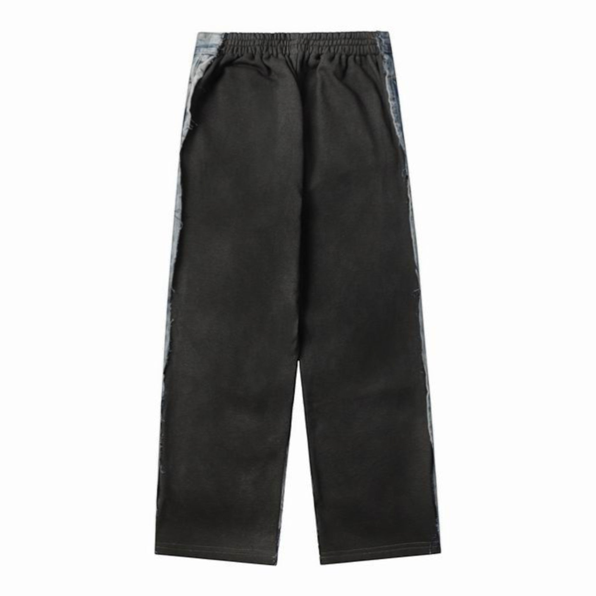 Embroidered Logo Baggy Jeans Light Blue
