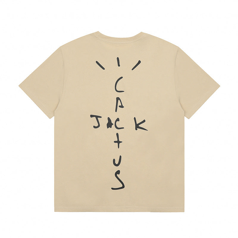 Smiley Face Graphic T-Shirt Black