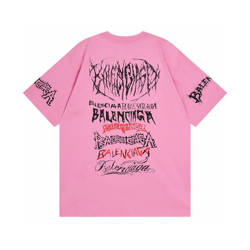 Dragon Year Graffiti Logo T-Shirt Pink