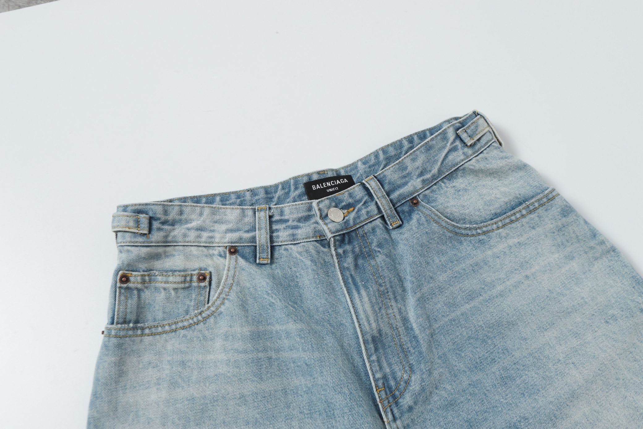 Destroyed Baggy Jeans Eco Blue