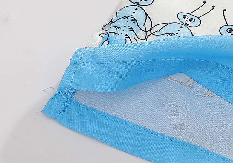 Freya Hartas Silk Print Ivory Turquoise