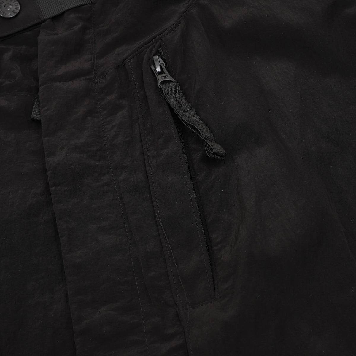 Ghost-Style Hooded Jacket Black