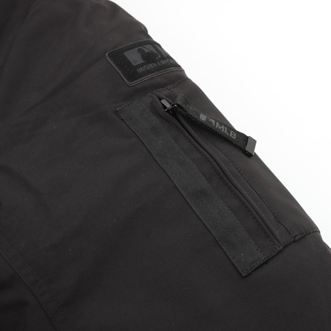 New York Yankees Long Puffer Black