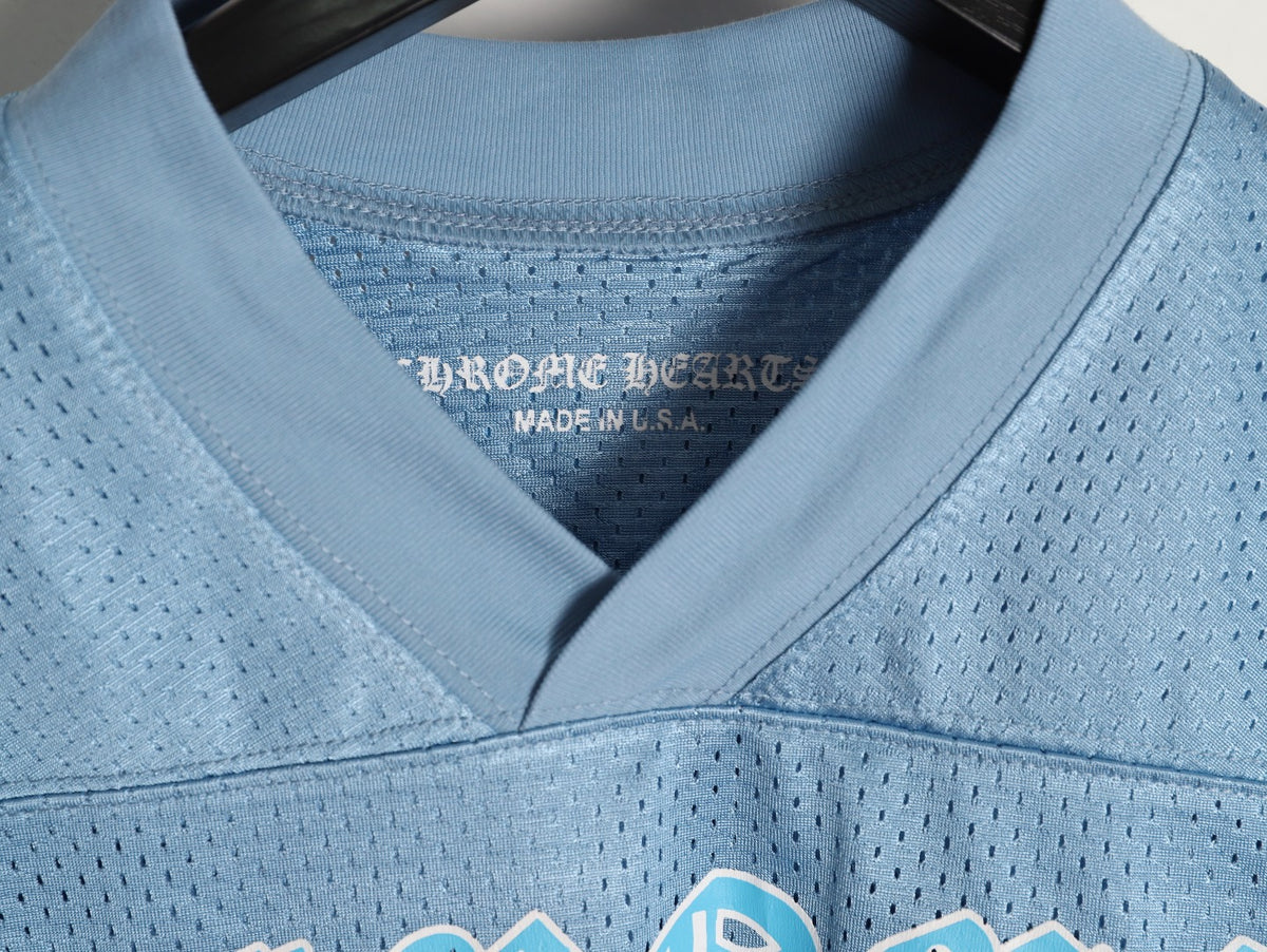 Sports Mesh Warm Up Jersey Blue
