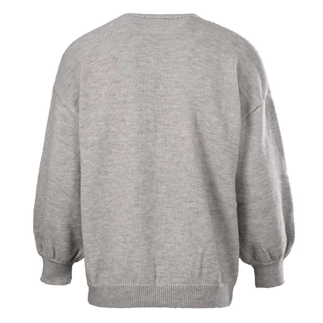 Knit Cardigan Grey