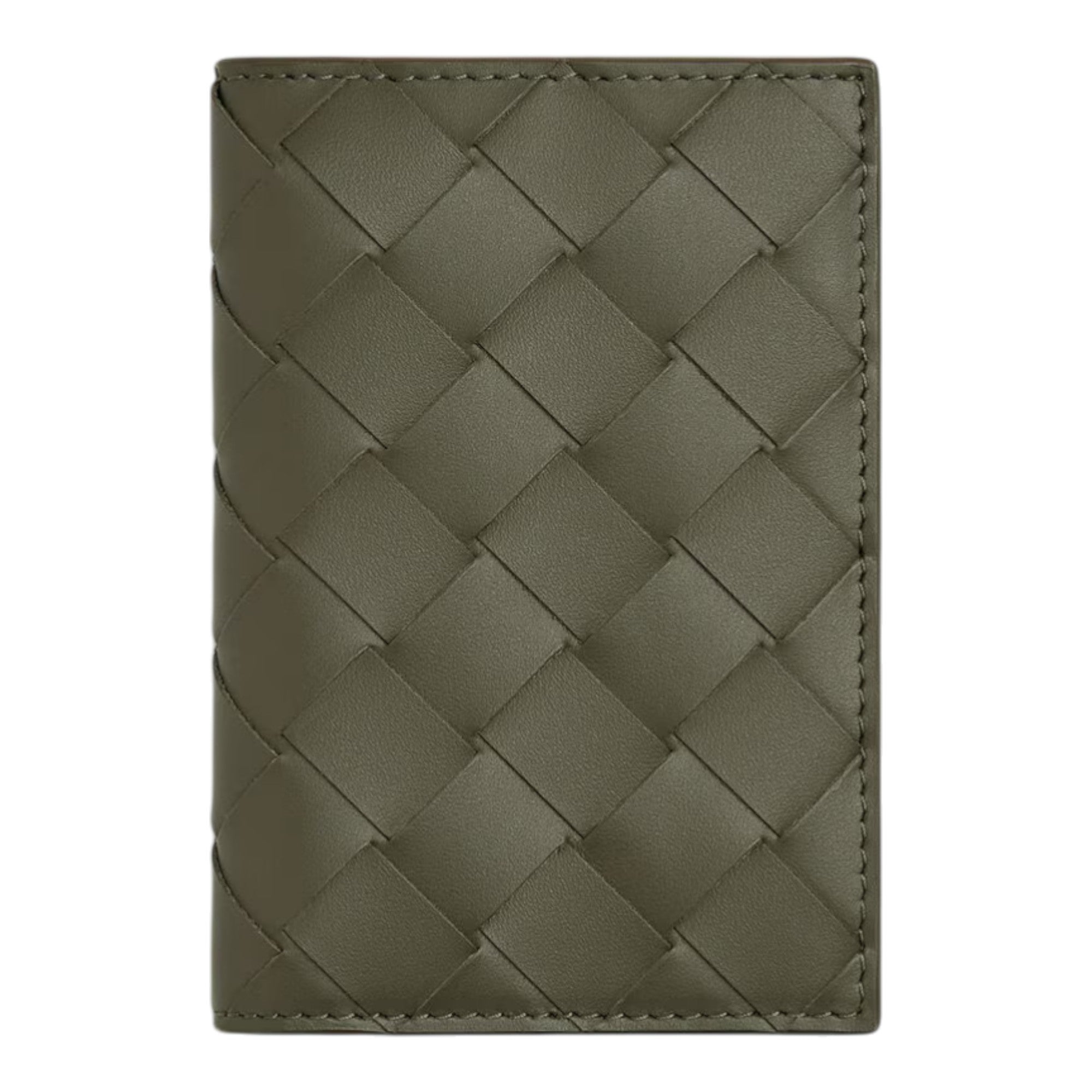 Bottega Veneta Intrecciato Flap Card Case Wallet
