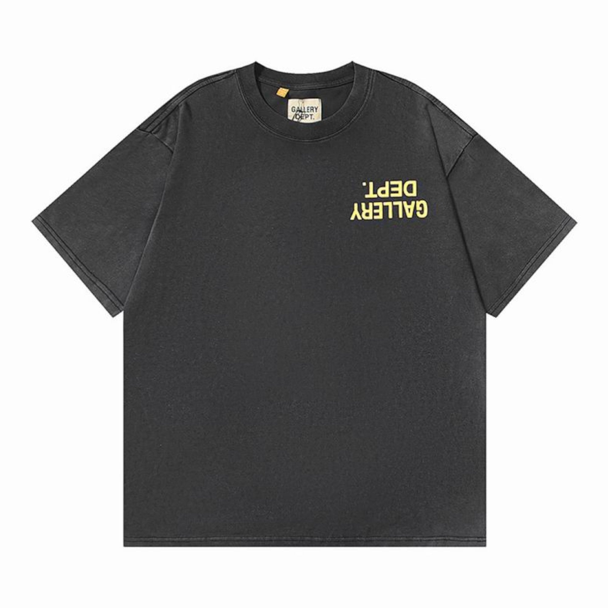 Upside Down Logo Washed Black
