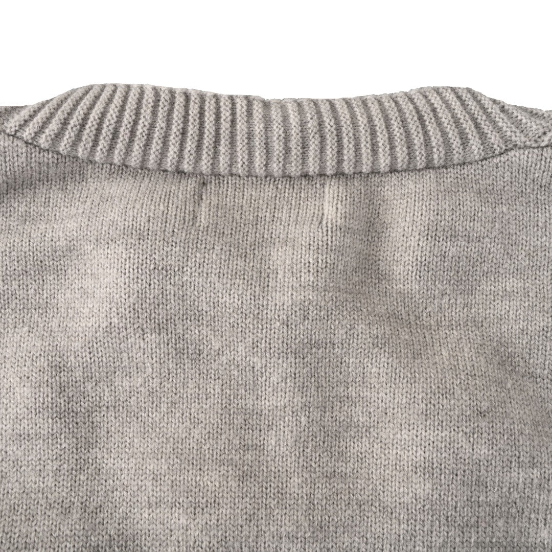 Knit Cardigan Grey