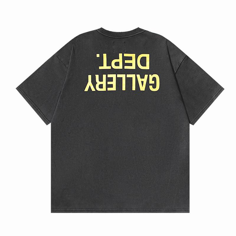 Upside Down Logo Washed Black