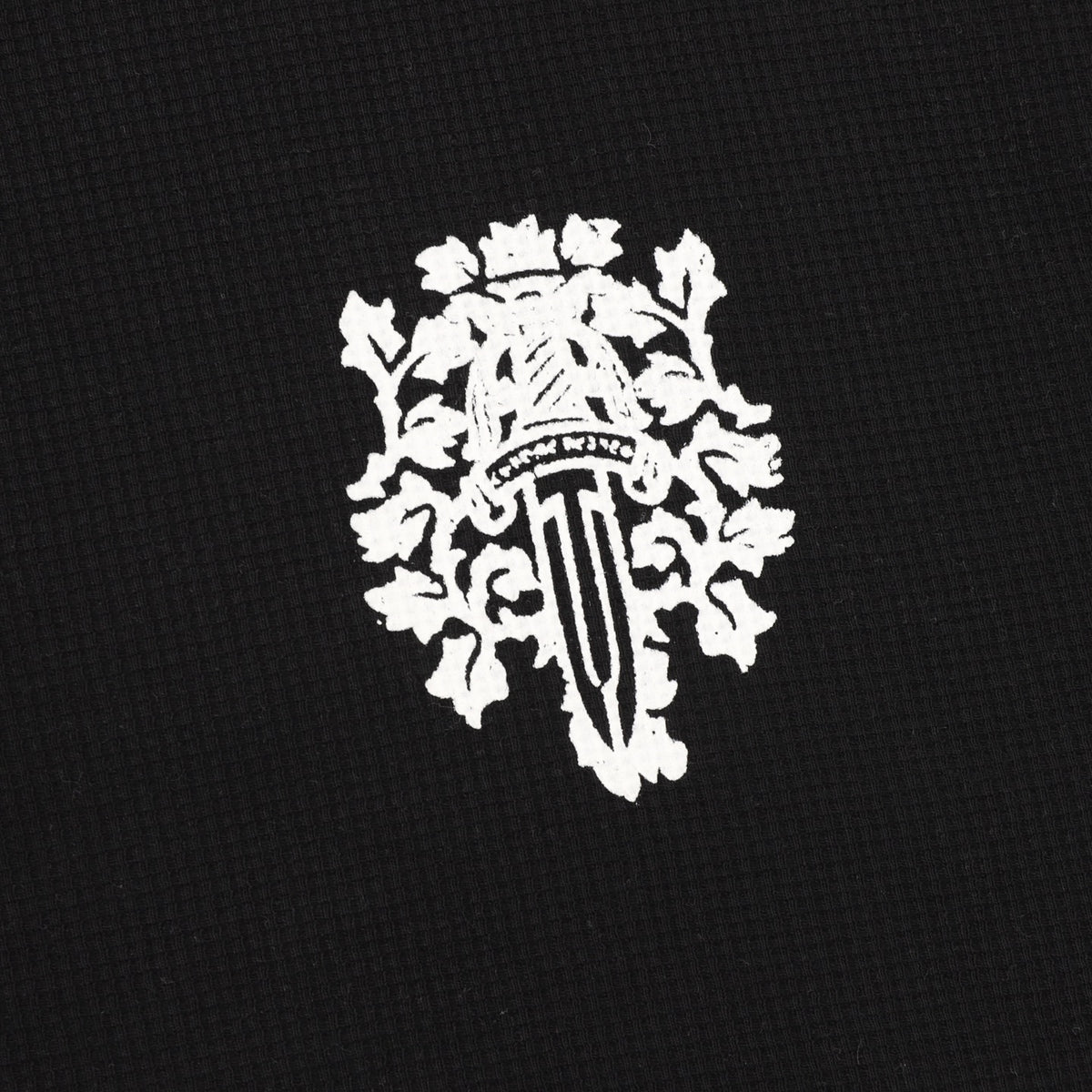 Dagger Logo Thermal Long Sleeve T-Shirt Black