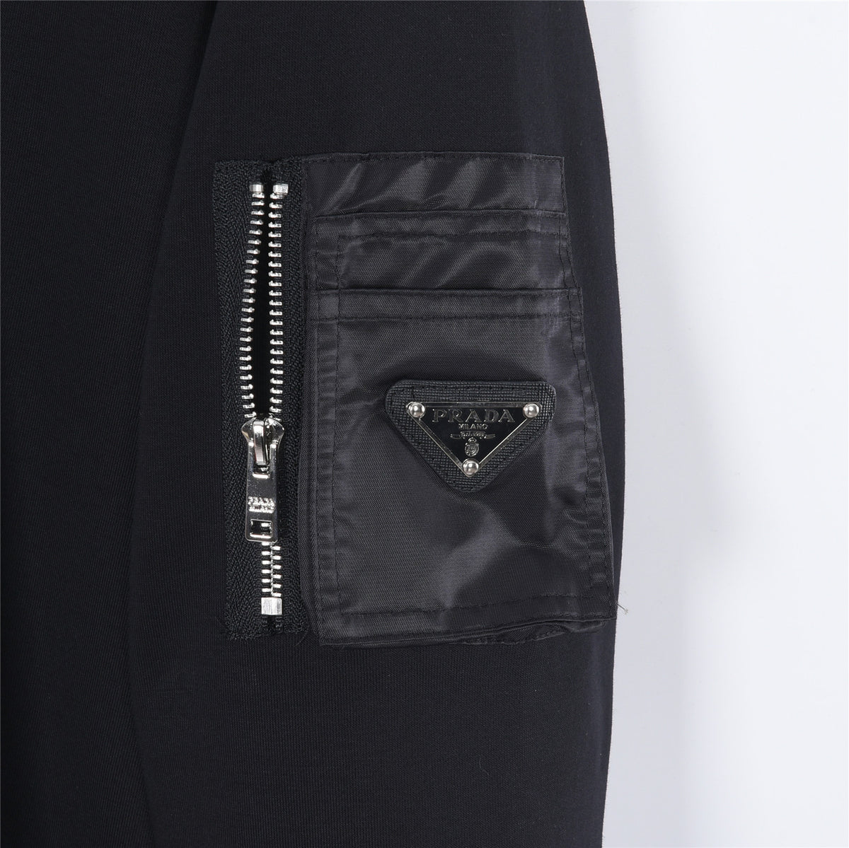 Cotton Fleece & Re-Nylon Black