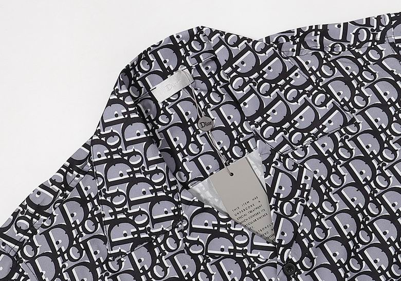 Oblique Monogram Silk Shirt