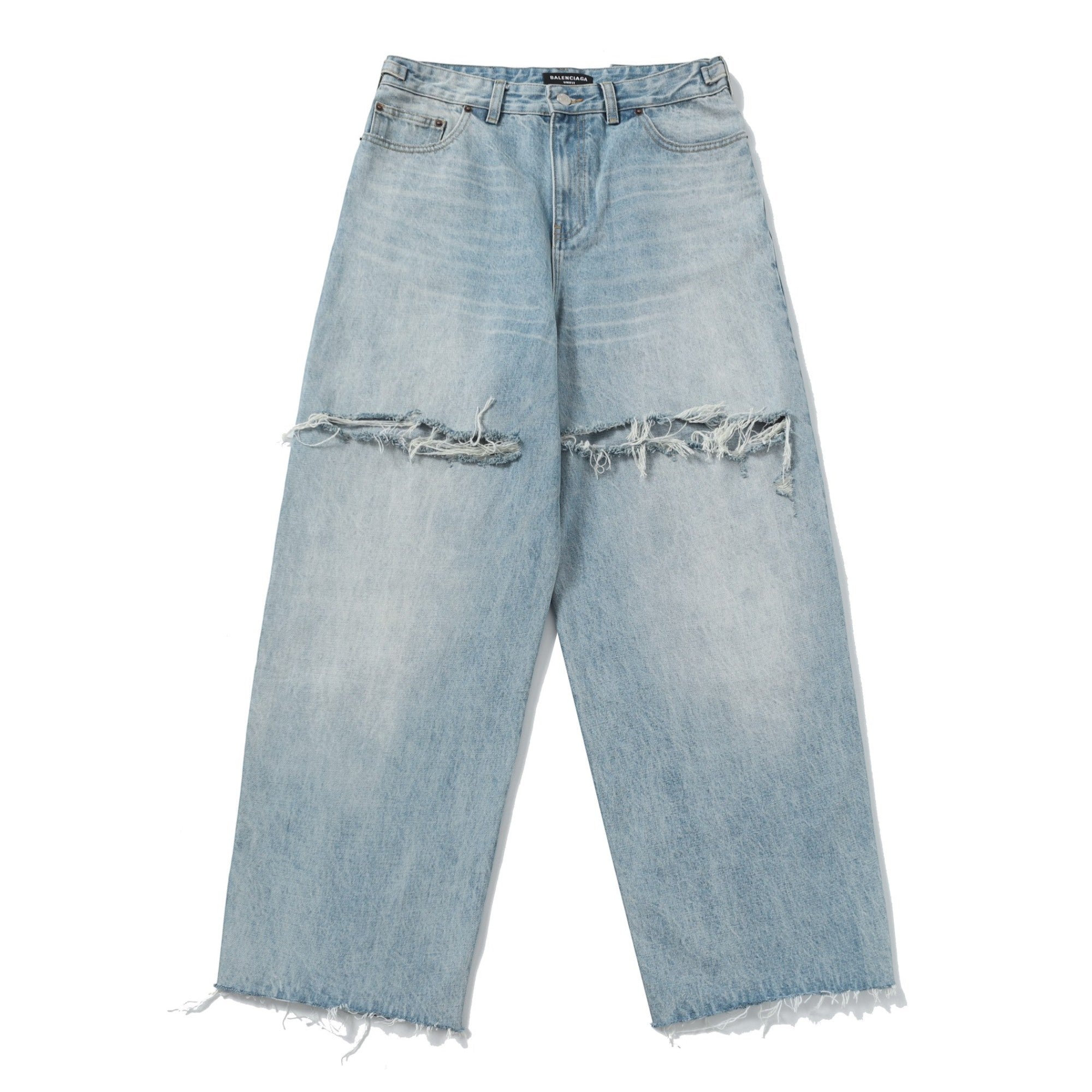Destroyed Baggy Jeans Eco Blue