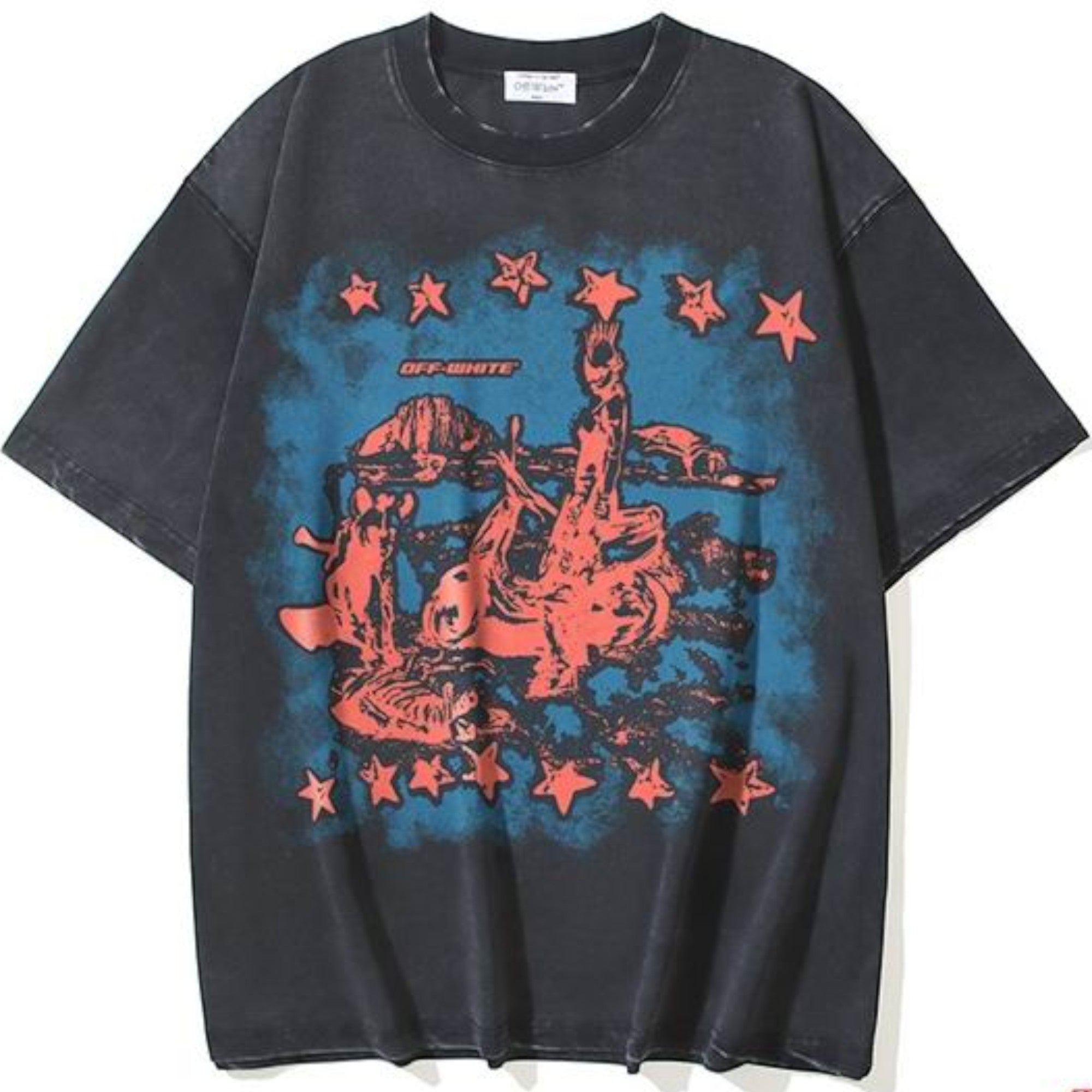 Desert Skate Graphic T-Shirt Washed Black