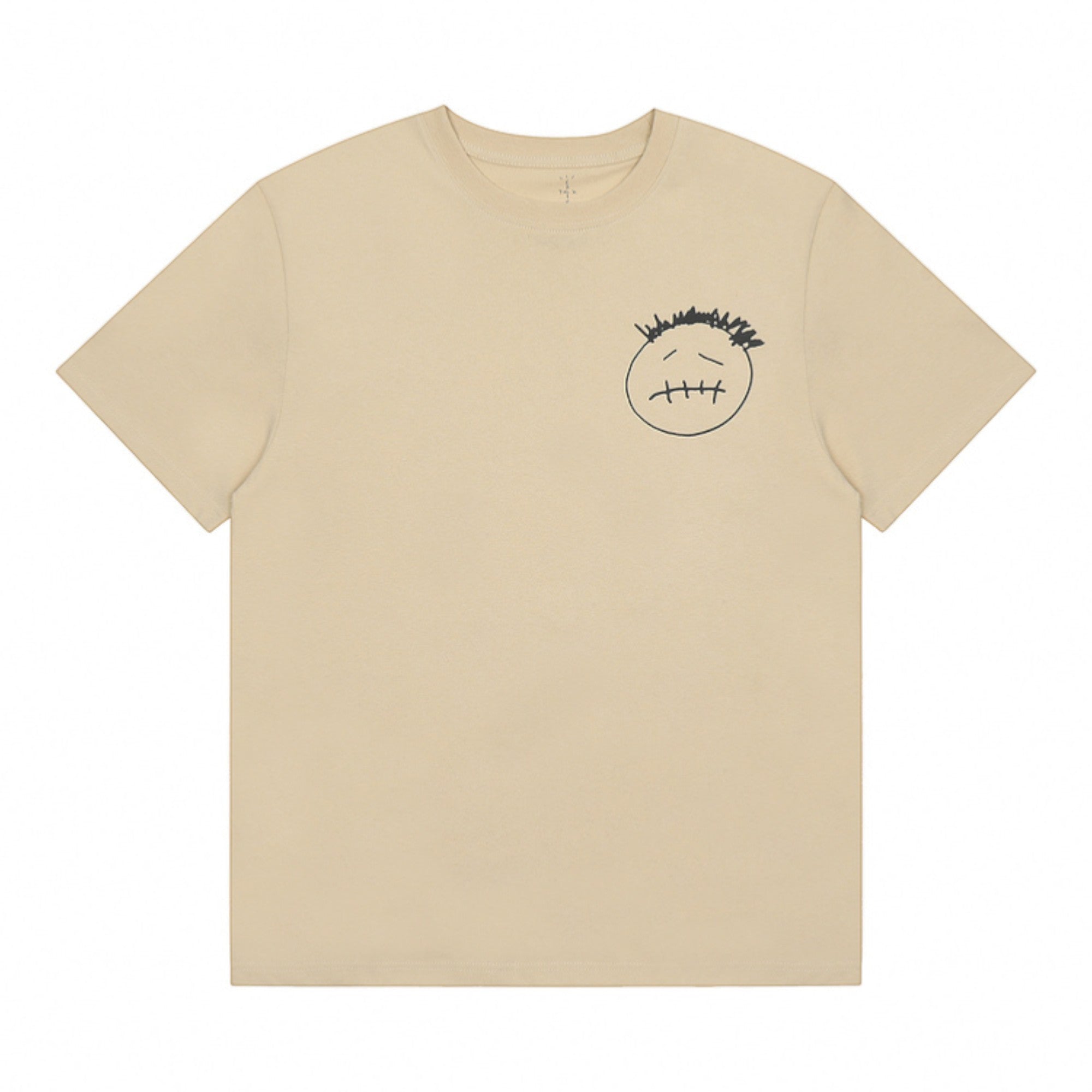 Smiley Face Graphic T-Shirt Black