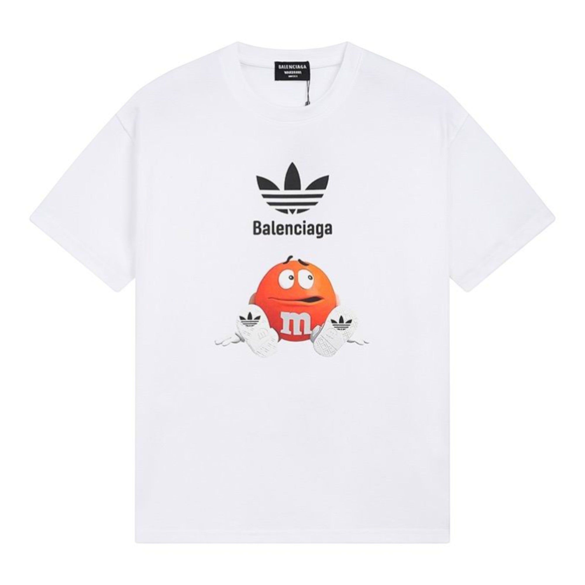 Adidas x Balenciaga M&Ms Oversized T-Shirt White