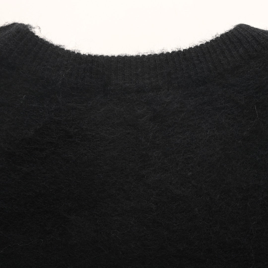 Sweat 90's Jacquard Noir & Natural