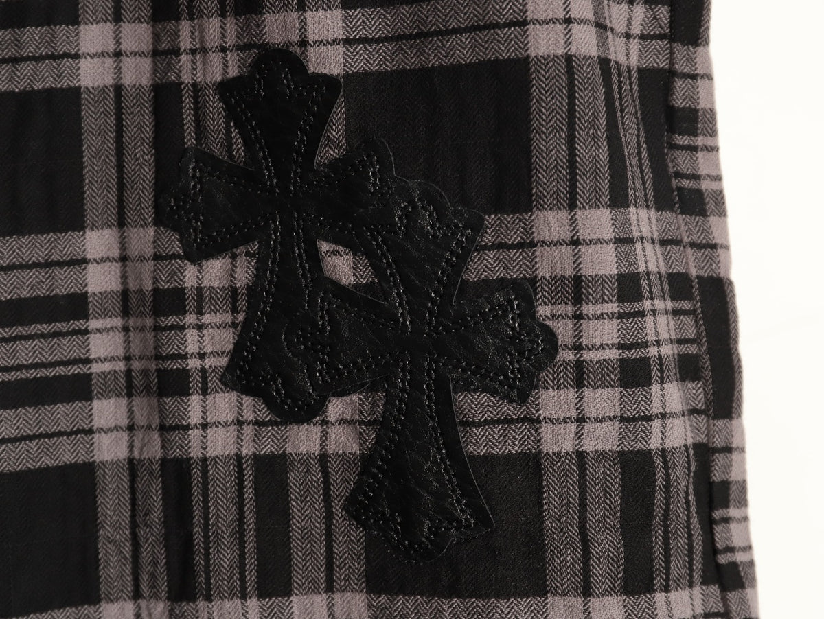 x Sean Wotherspoon Plaid Flannel Beach Pants Black & Grey