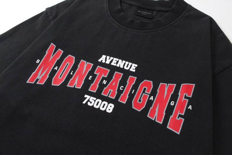 Montaigne T-Shirt Stained Black