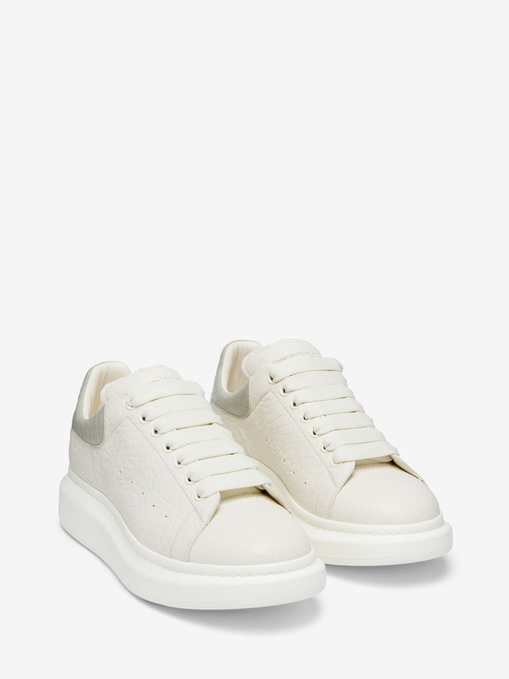 Alexander McQueen Oversized Sneaker in Off White Green