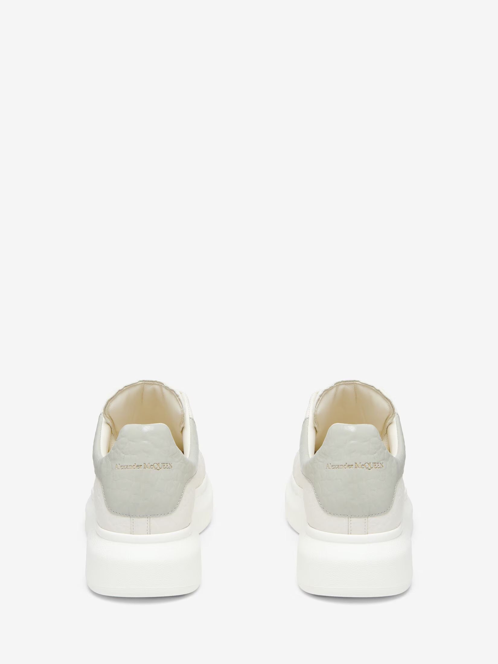 Alexander McQueen Oversized Sneaker in Off White Green