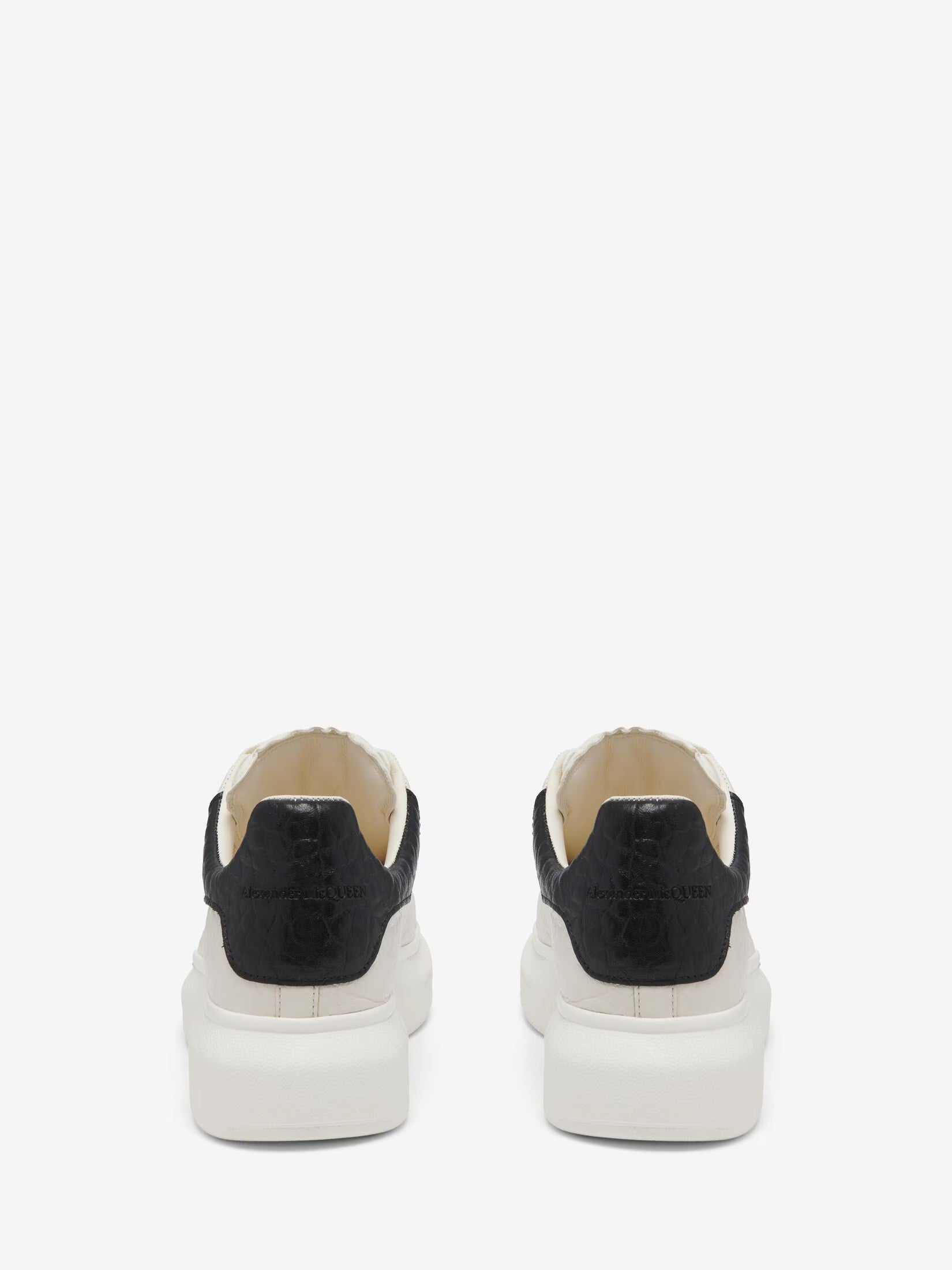 Alexander McQueen Oversized Sneaker in Off White & Black