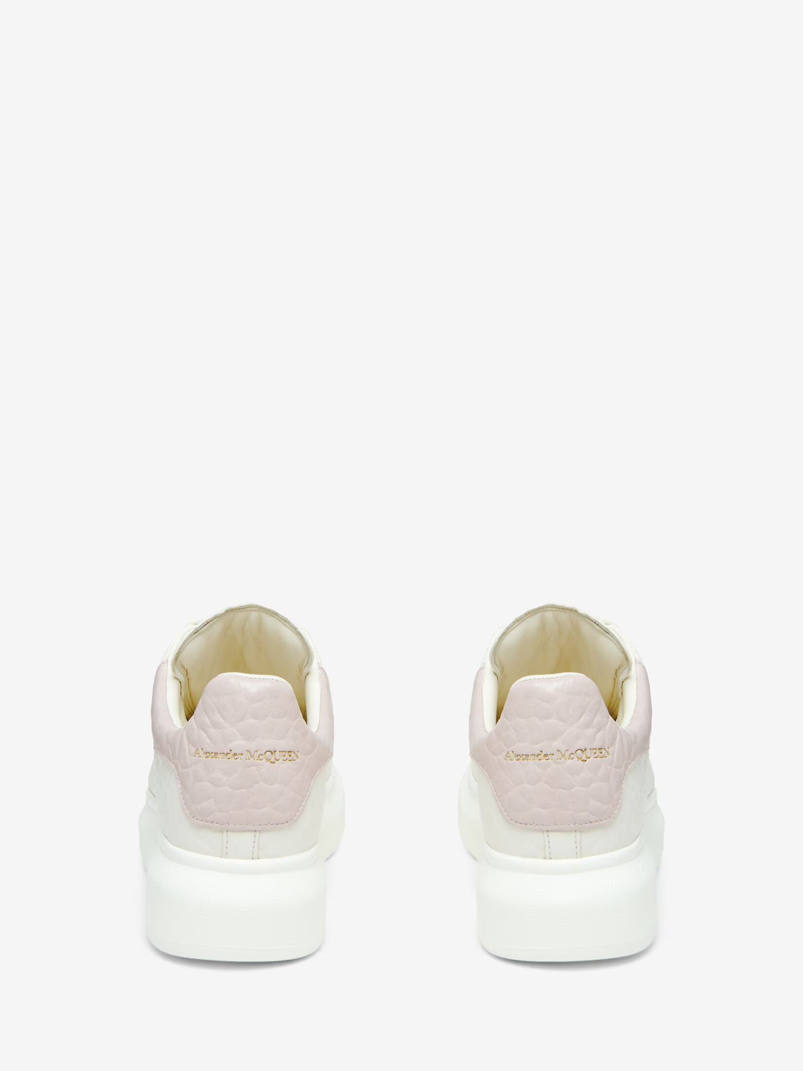Alexander McQueen Oversized Sneaker in Off White Pink