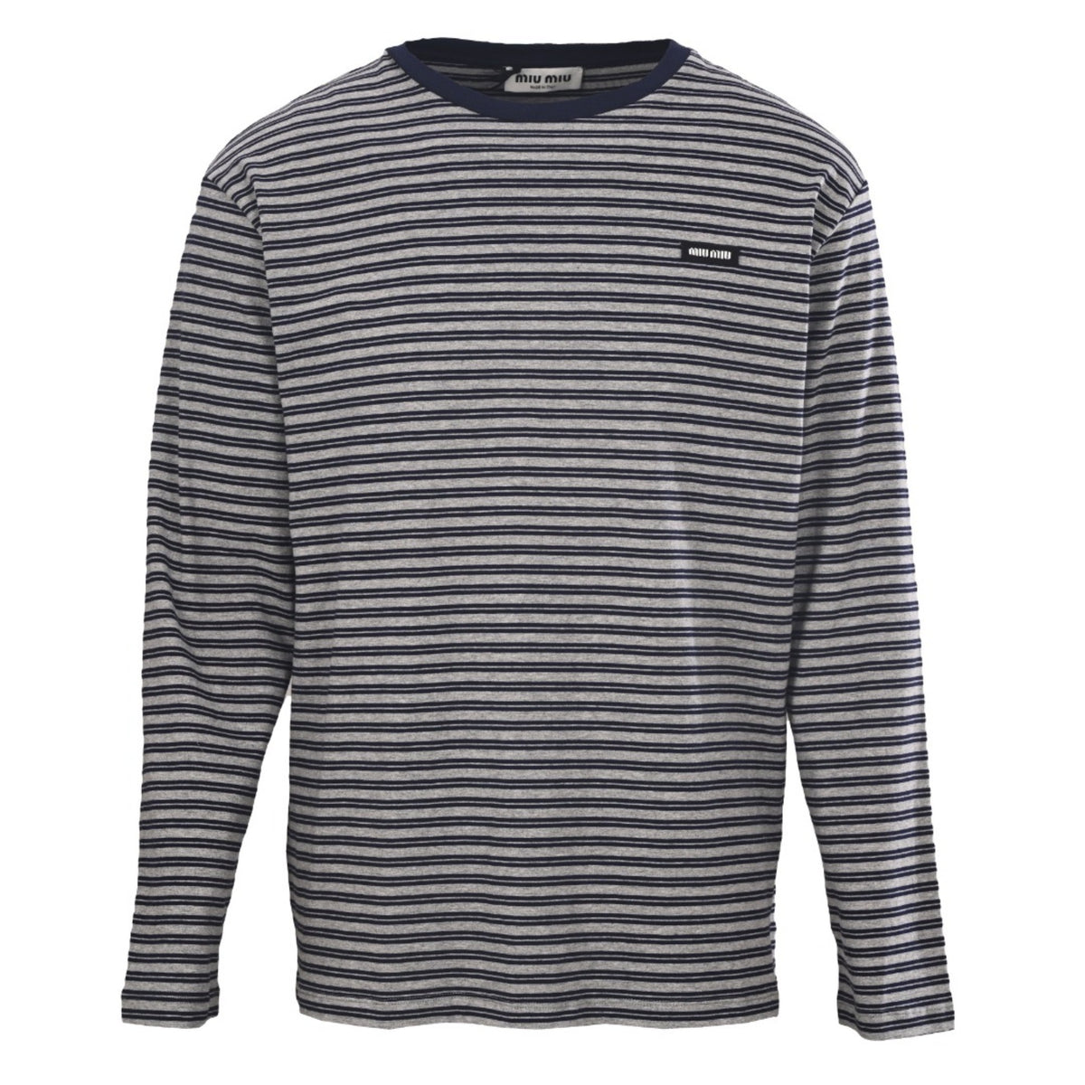 Striped Jersey Grey & Blue