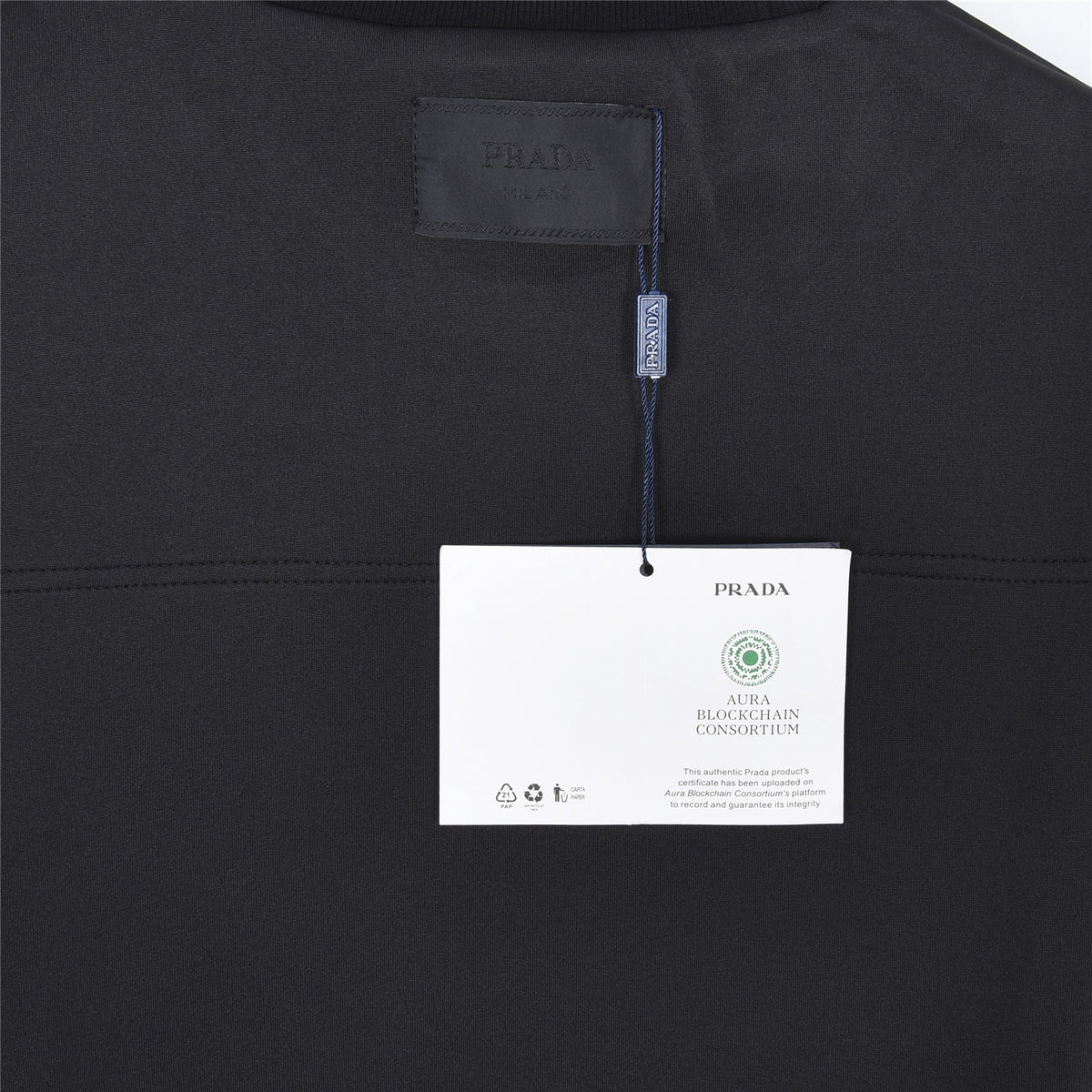 Cotton Fleece & Re-Nylon Black