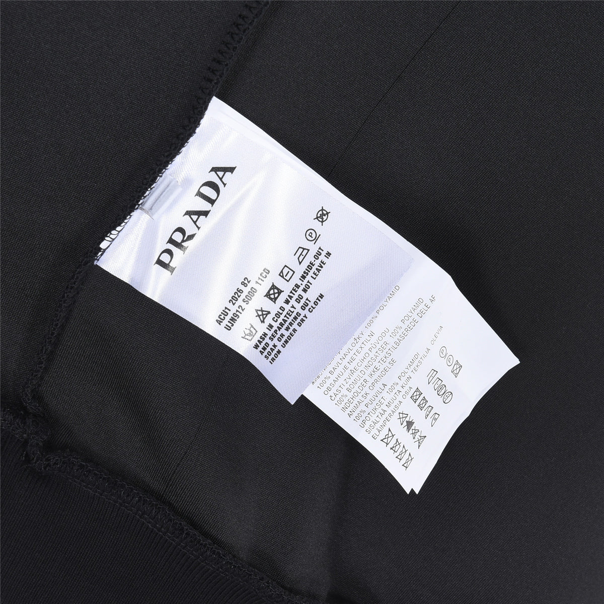Cotton Fleece & Re-Nylon Black