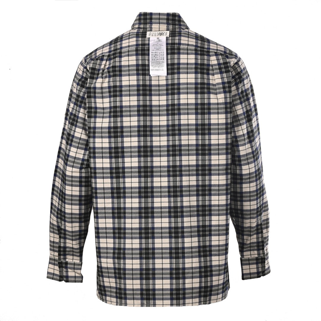 Reversible Plaid Check Black & White