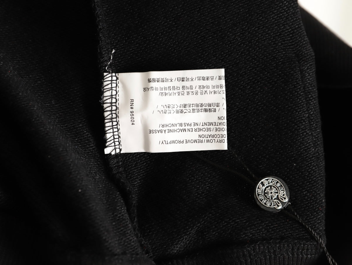 Made In Hollywood Plus Cross Zip-Up Hoodie Black & Red