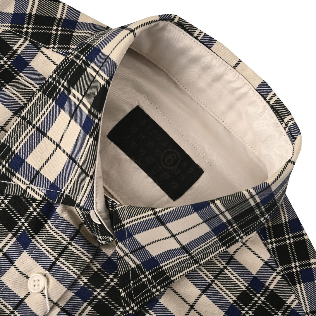 Reversible Plaid Check Black & White