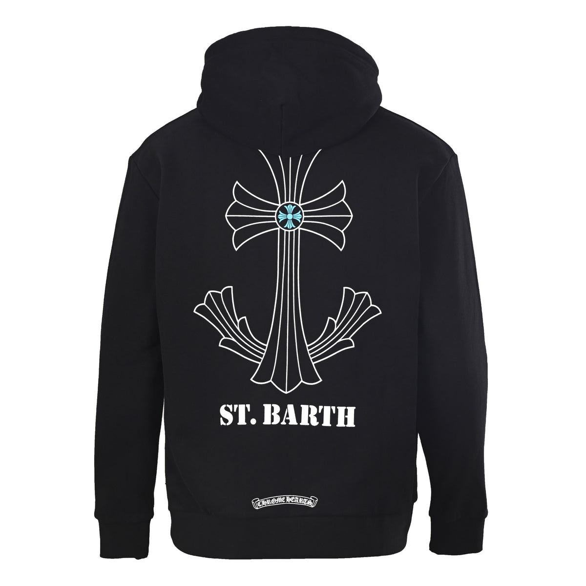 Printed Hoodie Black
