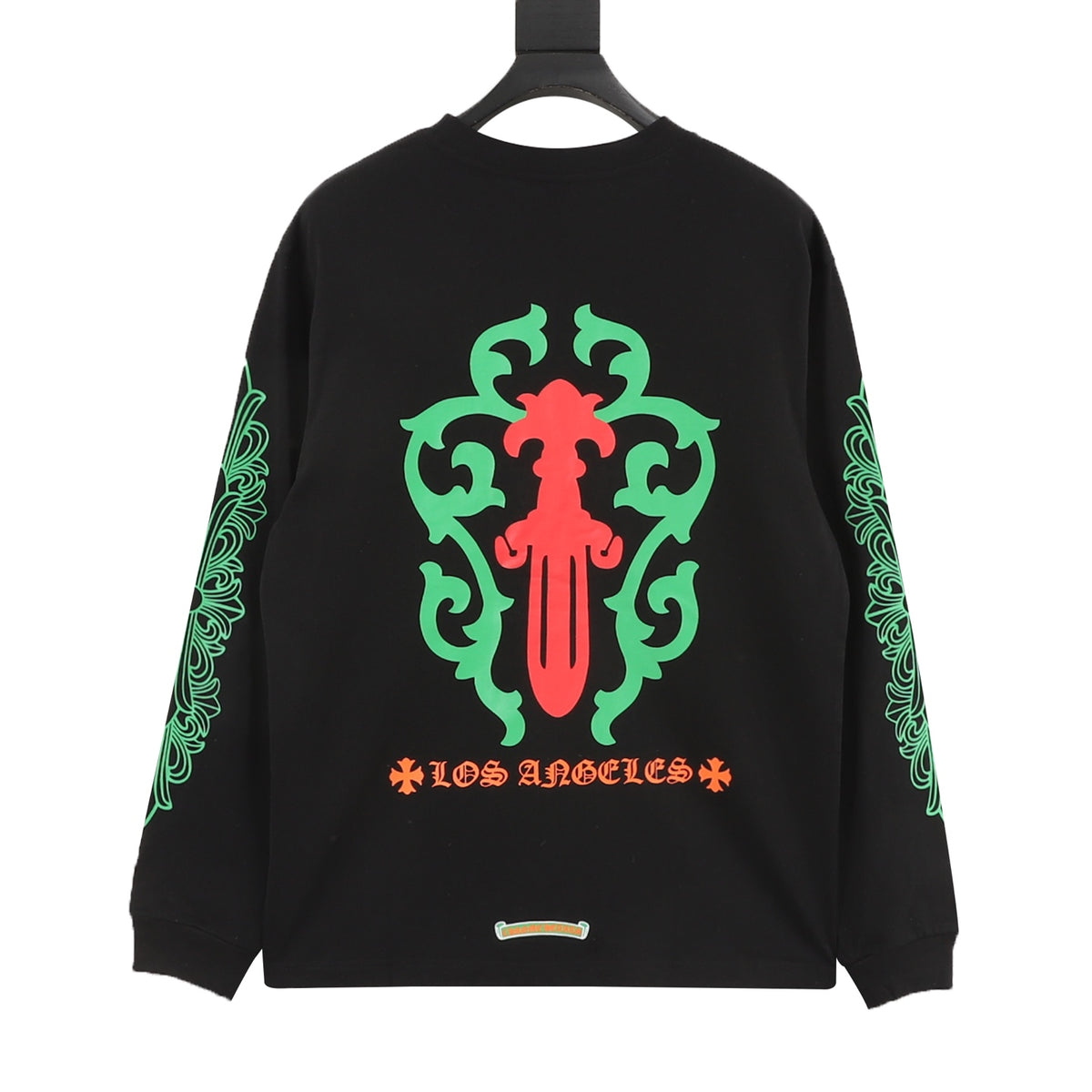 Los Angeles Dagger Long Sleeve Pocket T-Shirt Black