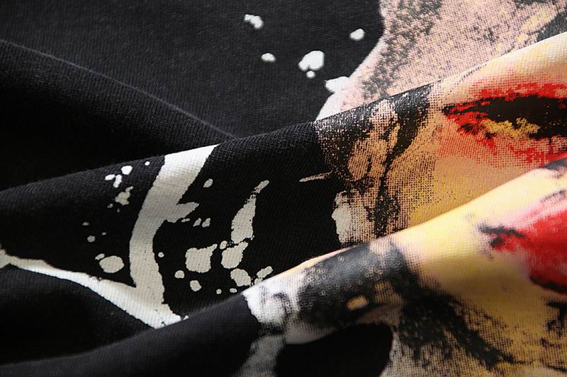 Portrait Paint Graphic Washed Black