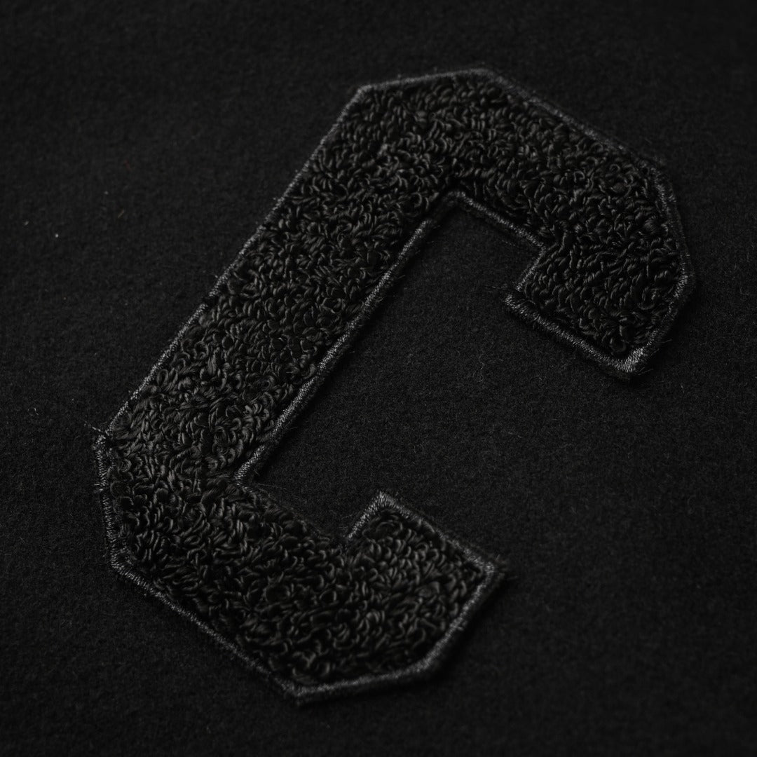 Teddy Double-Face Wool Black