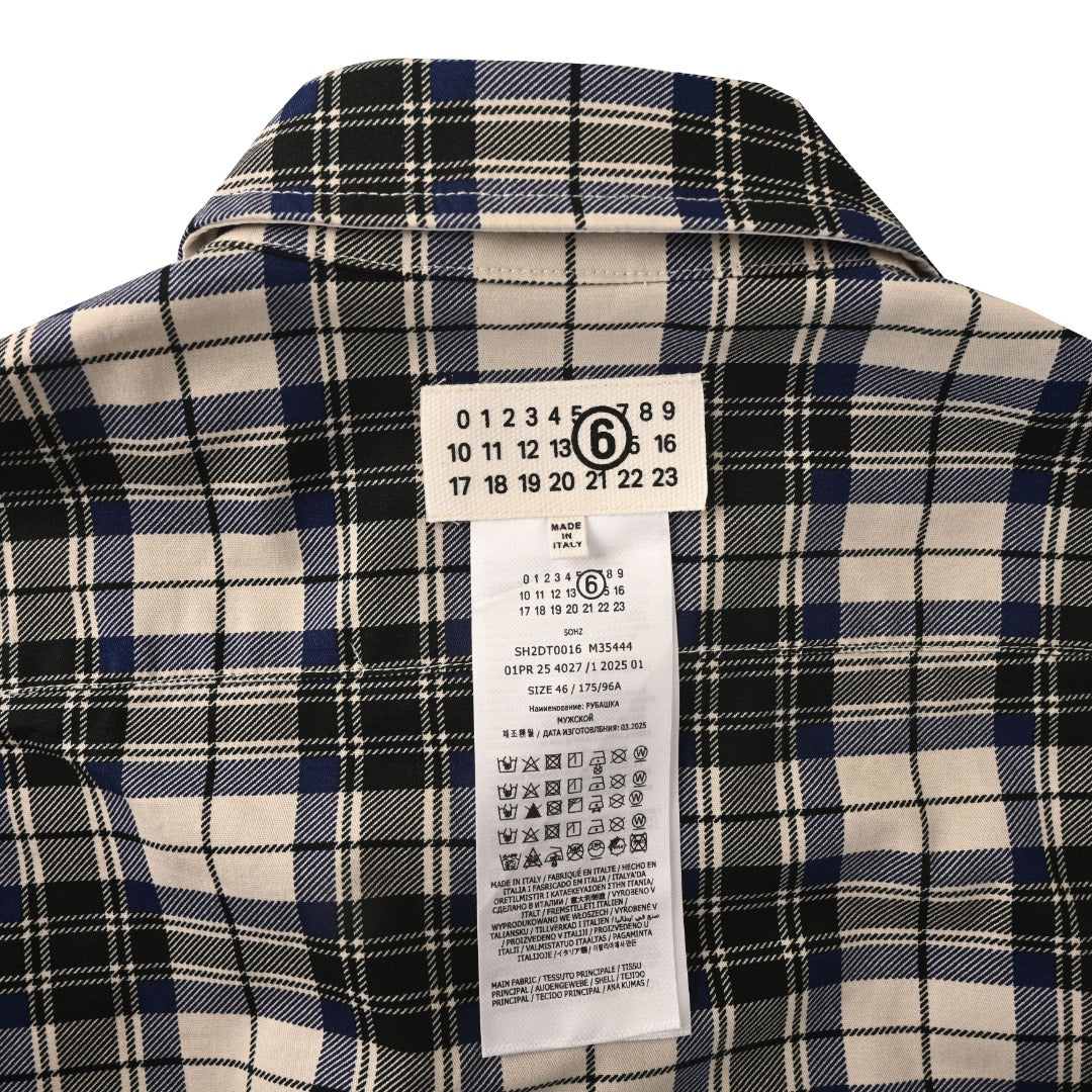 Reversible Plaid Check Black & White